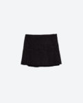zara black beaded skirt