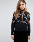 Asos floral sweater