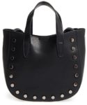 Nordstrom black studded purse